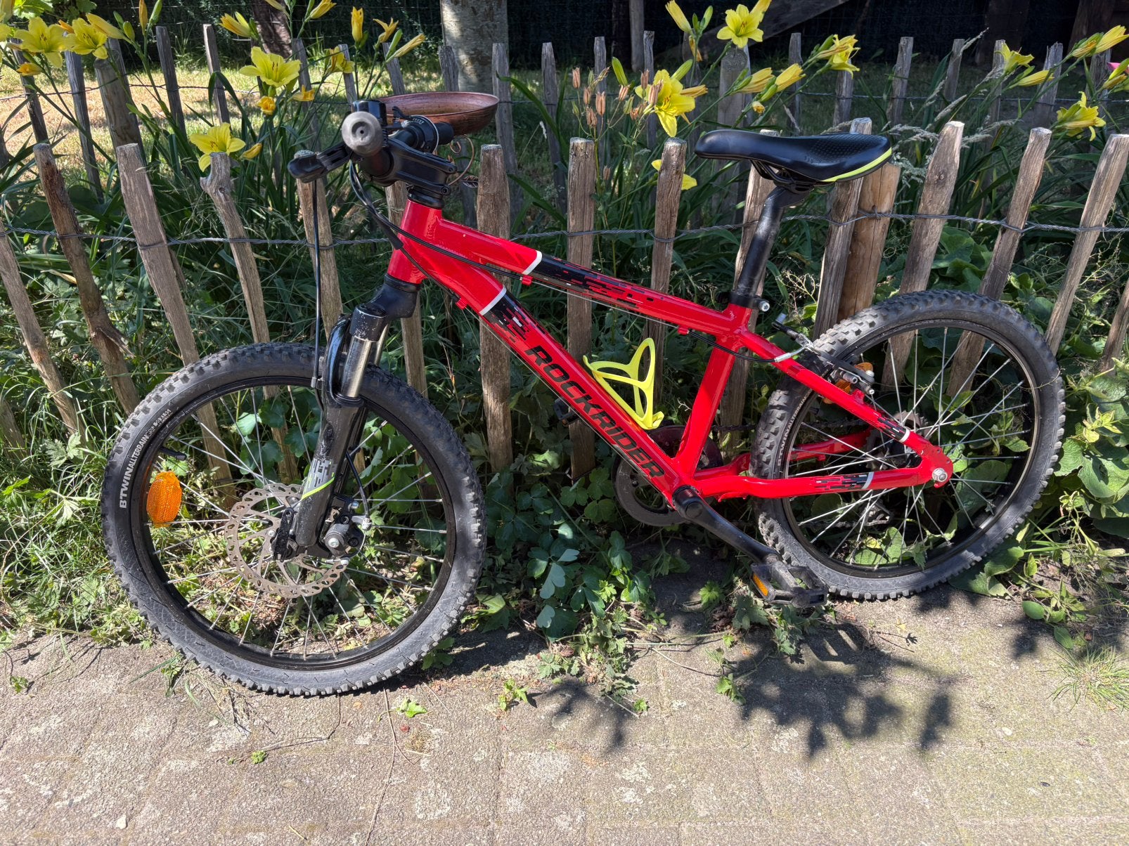 Kindermoutainbike 20 inch wielen, Fietsen en Brommers, Ophalen, Zo goed als nieuw, Schijfrem