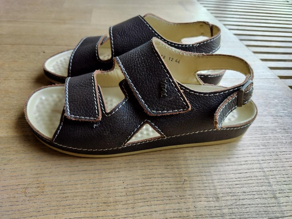 Orthopedische lederen sandalen Vital, als nieuw, maat 44, Kleding | Heren, Schoenen, Bruin, Zo goed als nieuw, Vital, Ophalen