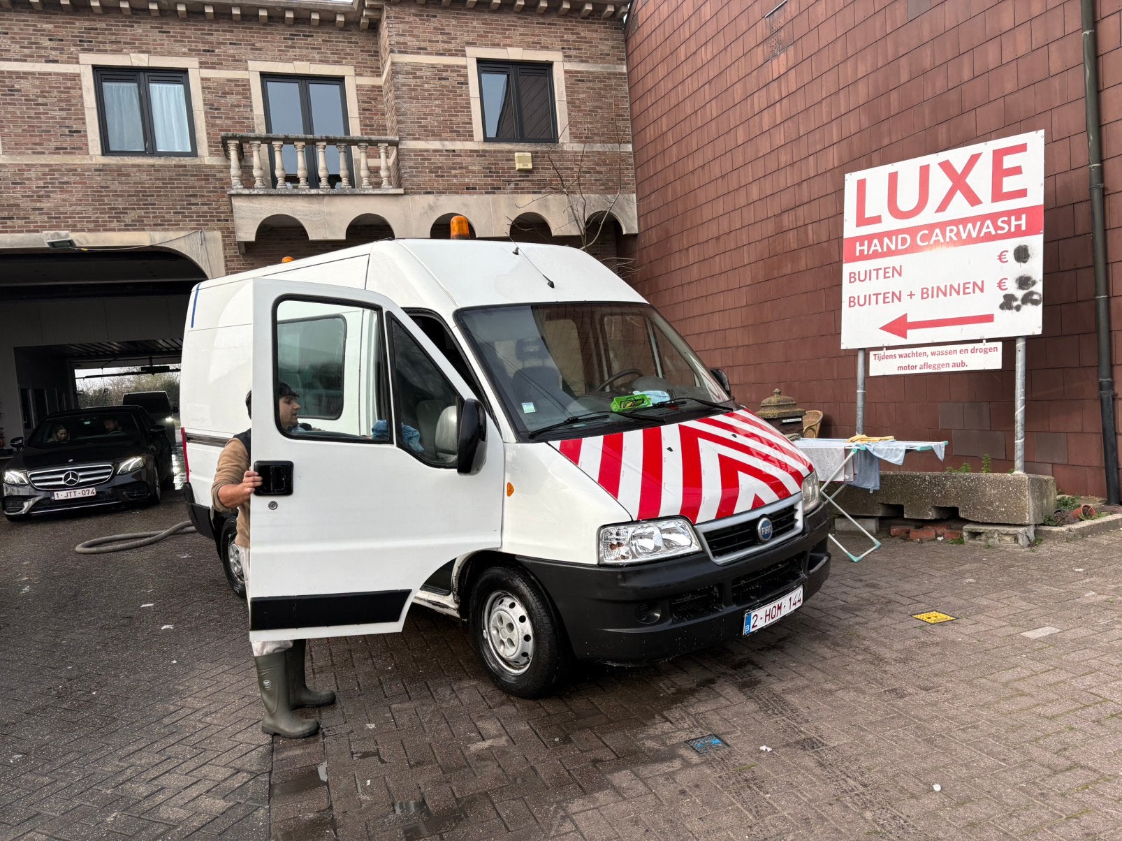Fiat Ducato-Boxer-Jumper 2 sets de jantes/pneus, Enlèvement, Pneu(s)