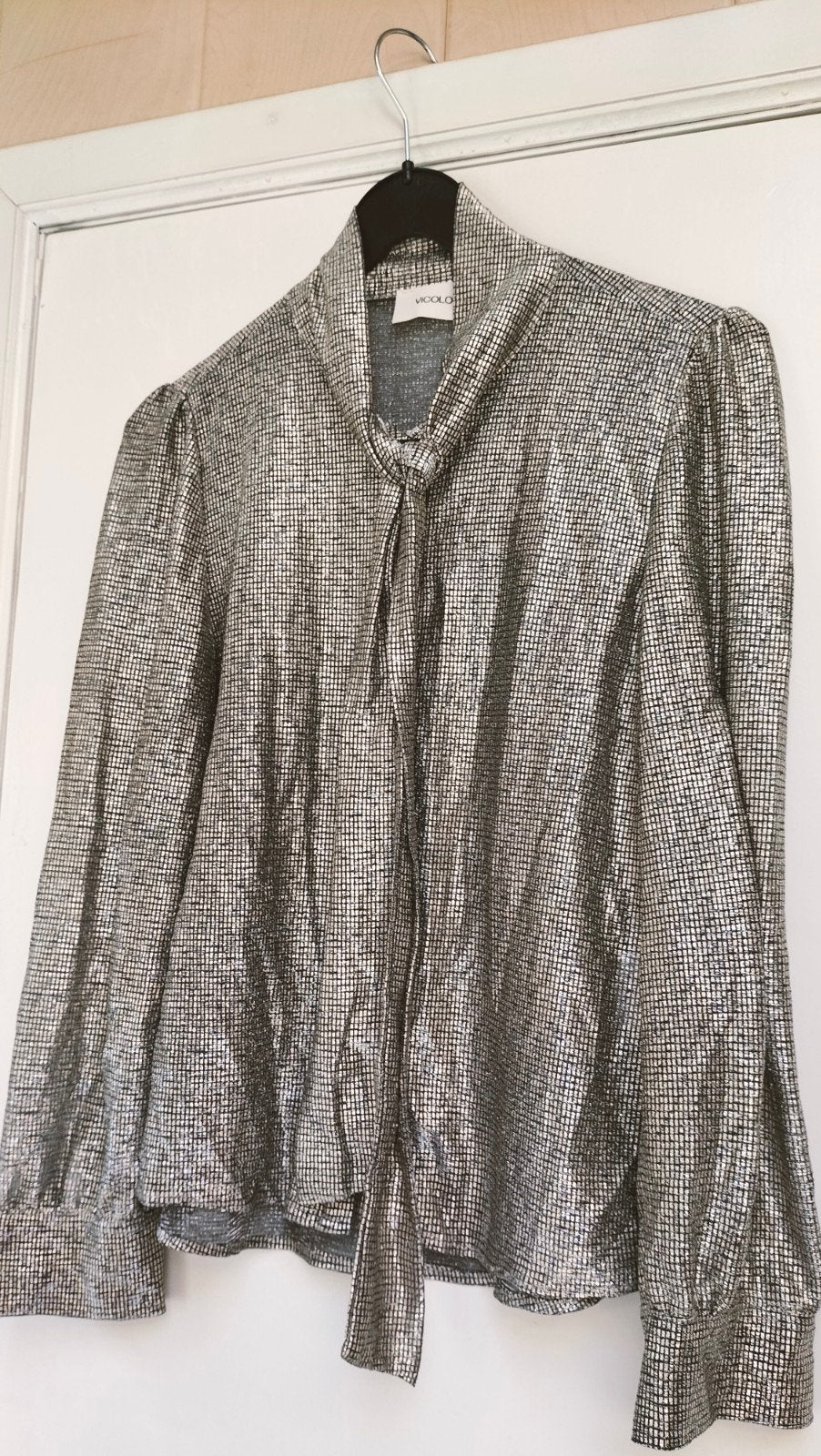 vicolo, mooie feestelijke bloes S, Kleding | Dames, Ophalen of Verzenden, Zilver