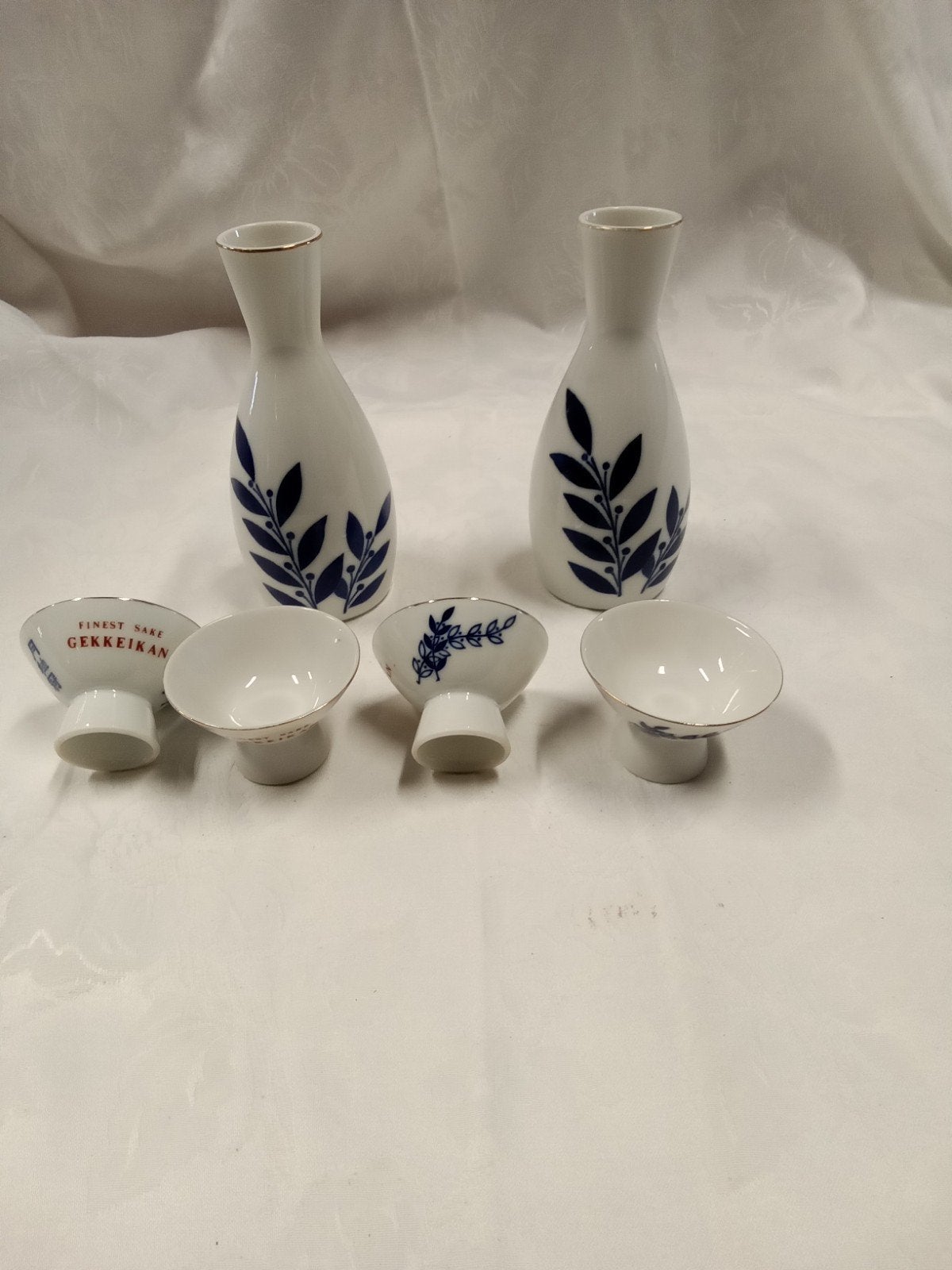 Vintage Gekkeikan, Blue Laurel, Sake set. 1970, Ophalen of Verzenden