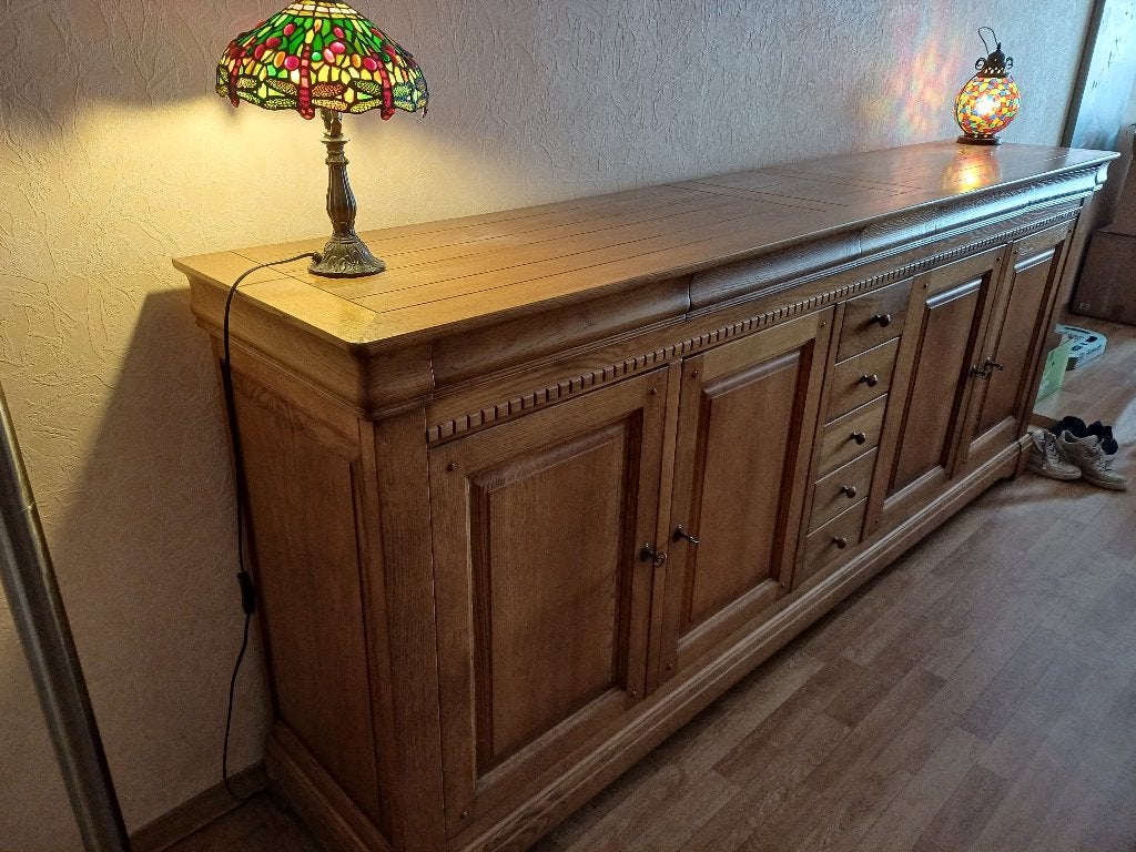 Dressoir, Huis en Inrichting, Ophalen, Gebruikt, Eikenhout, Met lade(s)