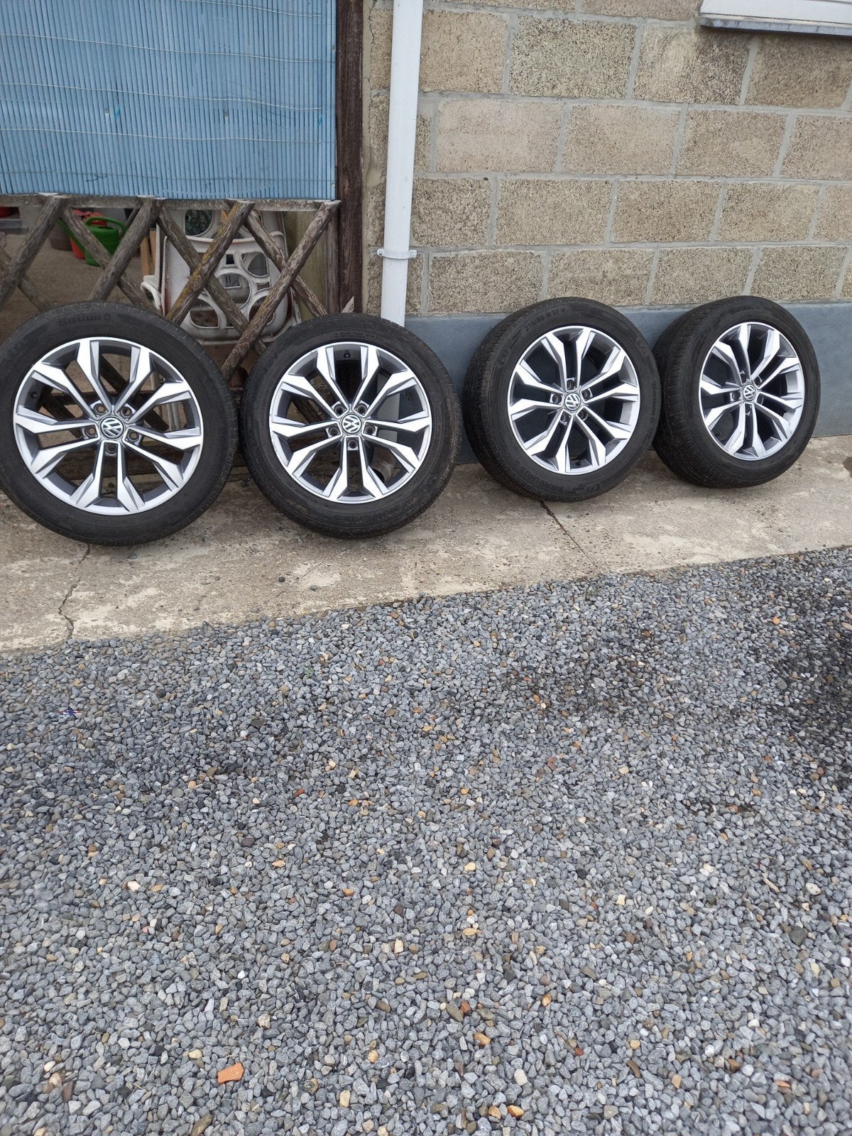 autobanden 215/55 R 17 v, Auto-onderdelen, Banden en Velgen, Ophalen