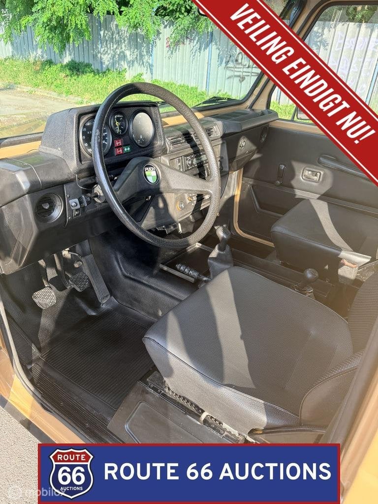 Mercedes-Benz 230 G | 1983 | Route 66 Auctions, Auto's, Zwart, Mercedes-Benz, Bedrijf, Handgeschakeld