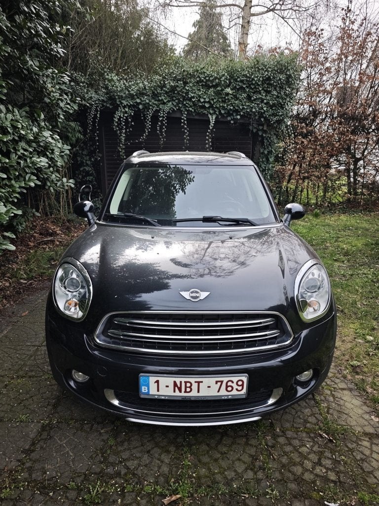 Mini Cooper Countryman, Auto's, Zwart, Leder, 5 deurs, Particulier