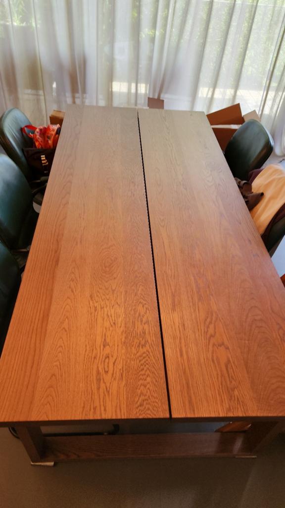 Tableau MÖRBYLÅNGA, Maison & Meubles, Tables | Tables à manger, Comme neuf, 100 à 150 cm, 200 cm ou plus, Cinq personnes ou plus