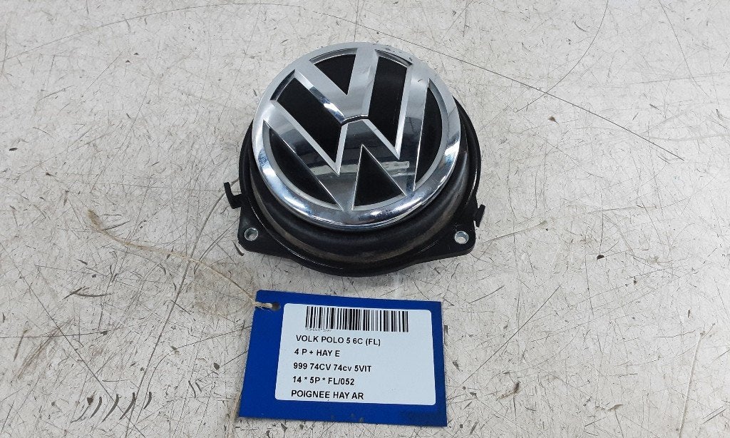 POIGNEE COFFRE / HAYON ARRIERE Polo V (6R) (6C6827469FOD), Volkswagen, Mevr. I. Hauben, Utilisé, Rue de l'Espoir 34 34
4030  GRIVEGNÉE, BE