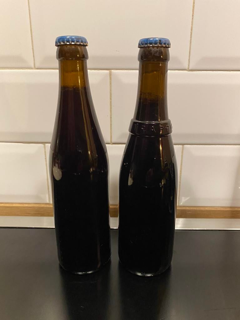 Twee flesjes West Vleteren trapist, Enlèvement ou Envoi, Comme neuf, Bouteille(s)