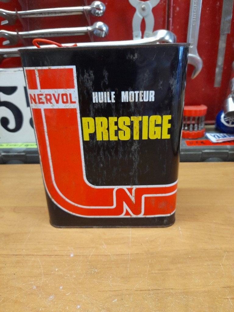 ancien bidon huile vide nervol prestige, Envoi, Utilisé, Autres types