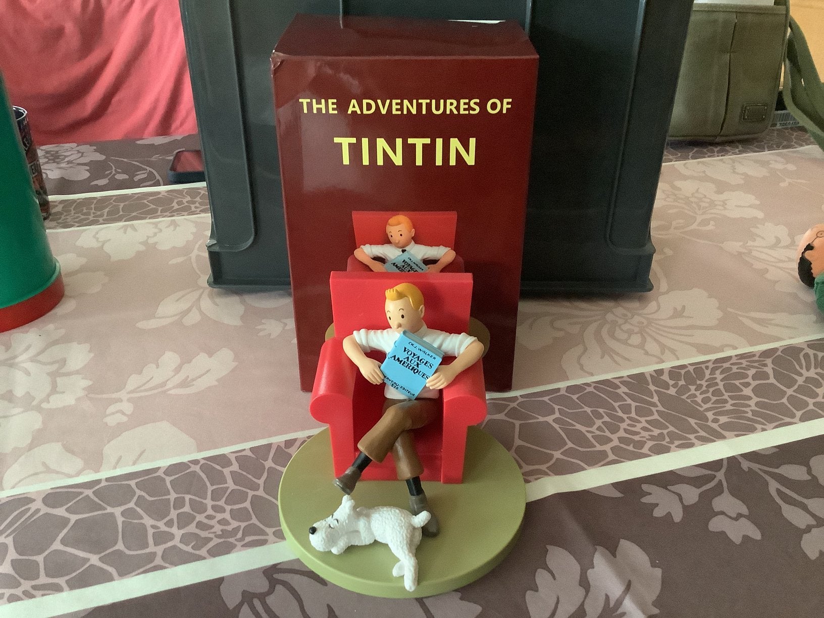 Tintin voyage aux Ameriques TBE Moulinsart 2006, Collections, Enlèvement ou Envoi, Tintin, Comme neuf, Statue ou Figurine