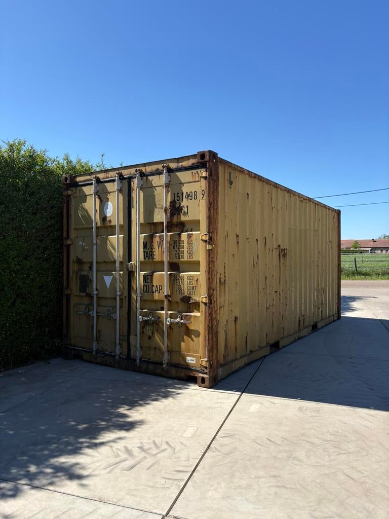 20ft zeecontainer, Enlèvement