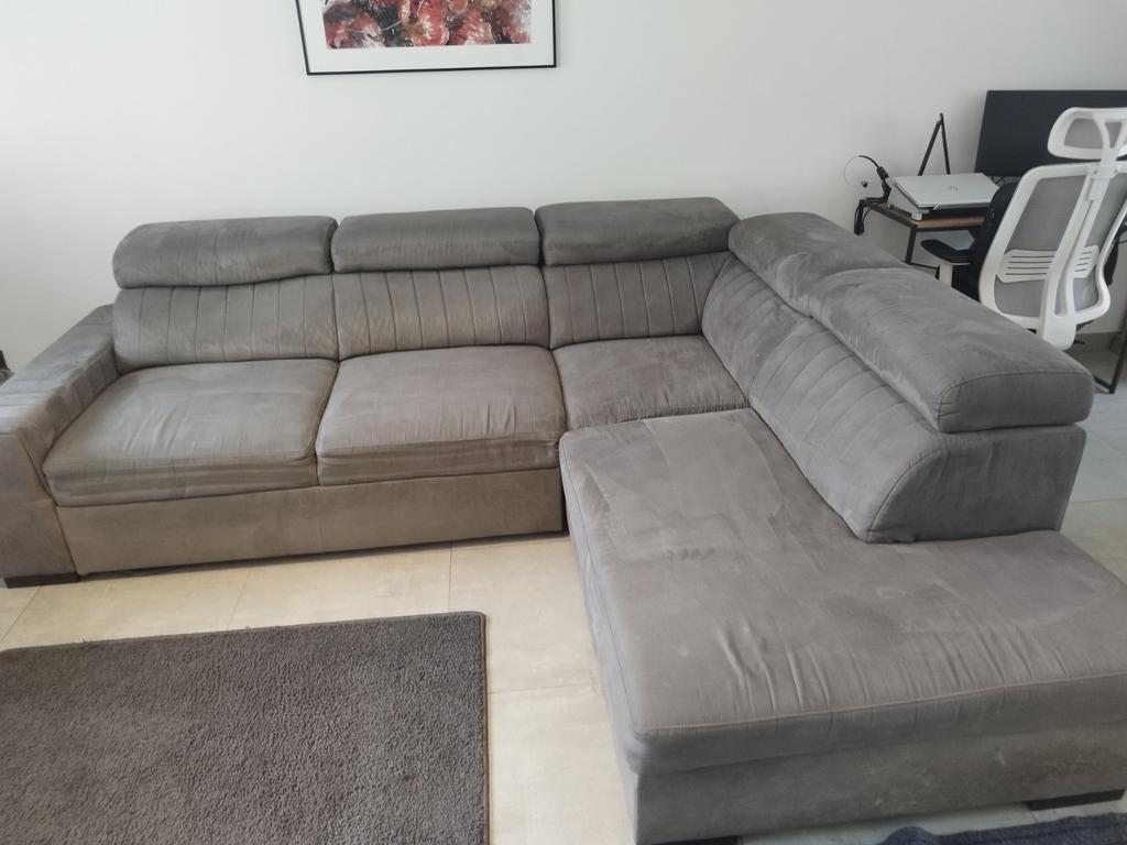 GERESERVEERD! Te koop hoeksalon met slaapfunctie., Huis en Inrichting, Zetels | Complete zithoeken, Ophalen