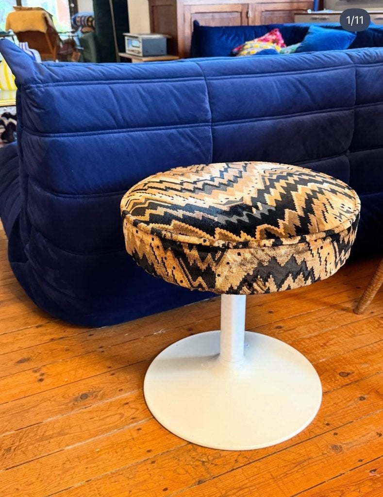 Tabouret vintage, Antiquités & Art, Enlèvement ou Envoi