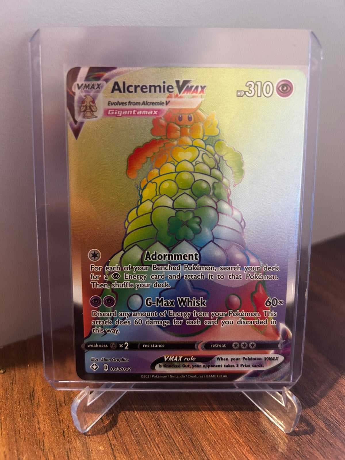 Pokemon alcremie vmax shining fates, Ophalen of Verzenden, Zo goed als nieuw, Booster