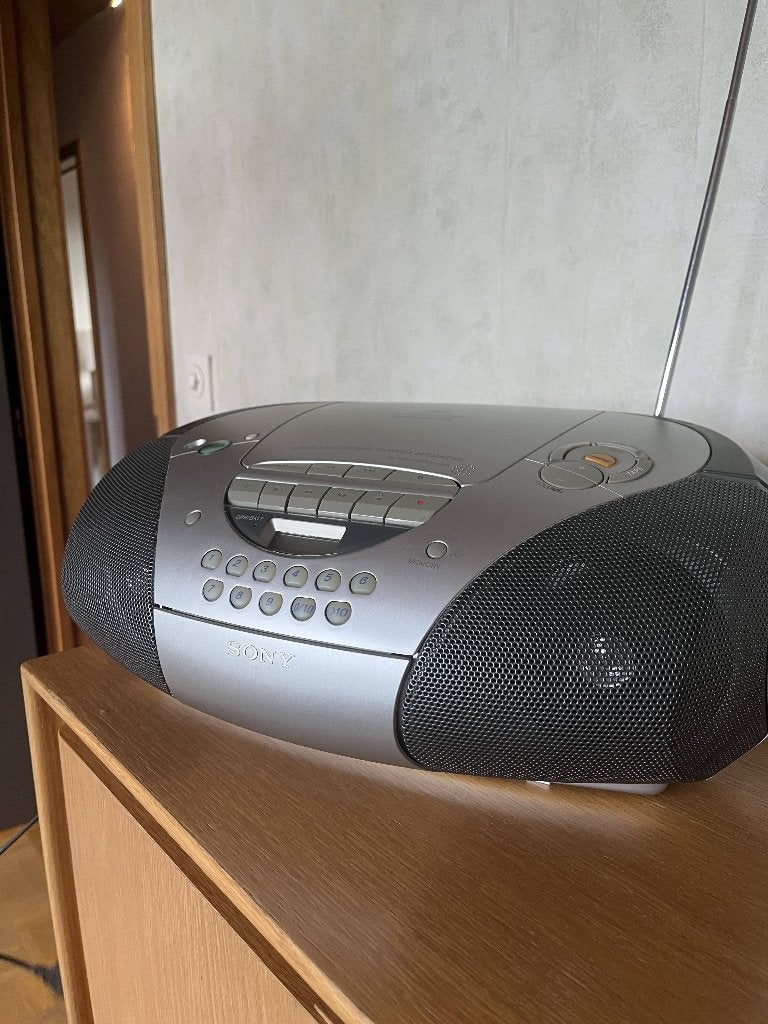 Radio Sony, Ophalen, Gebruikt, Radio, Met cd-speler