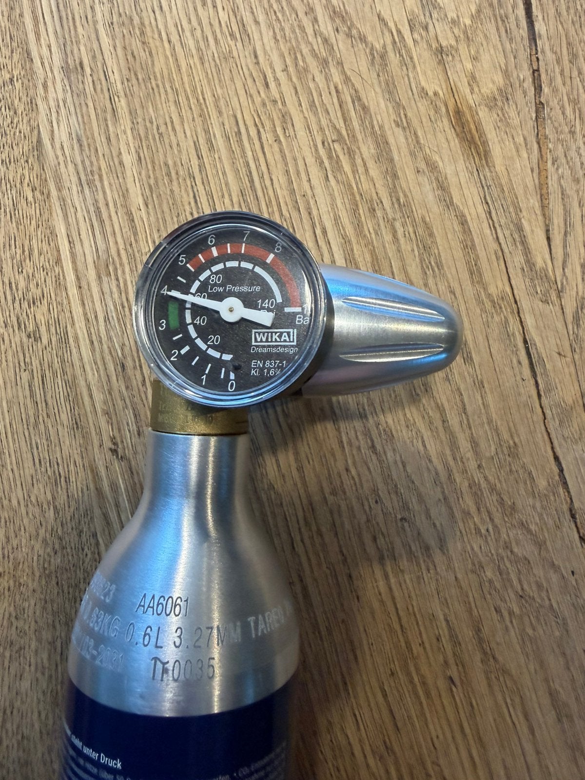 Dennerle Carbo Soda M200 CO2 set met fles & drukregelaar, Dieren en Toebehoren, Ophalen of Verzenden, Zo goed als nieuw, Dennerle