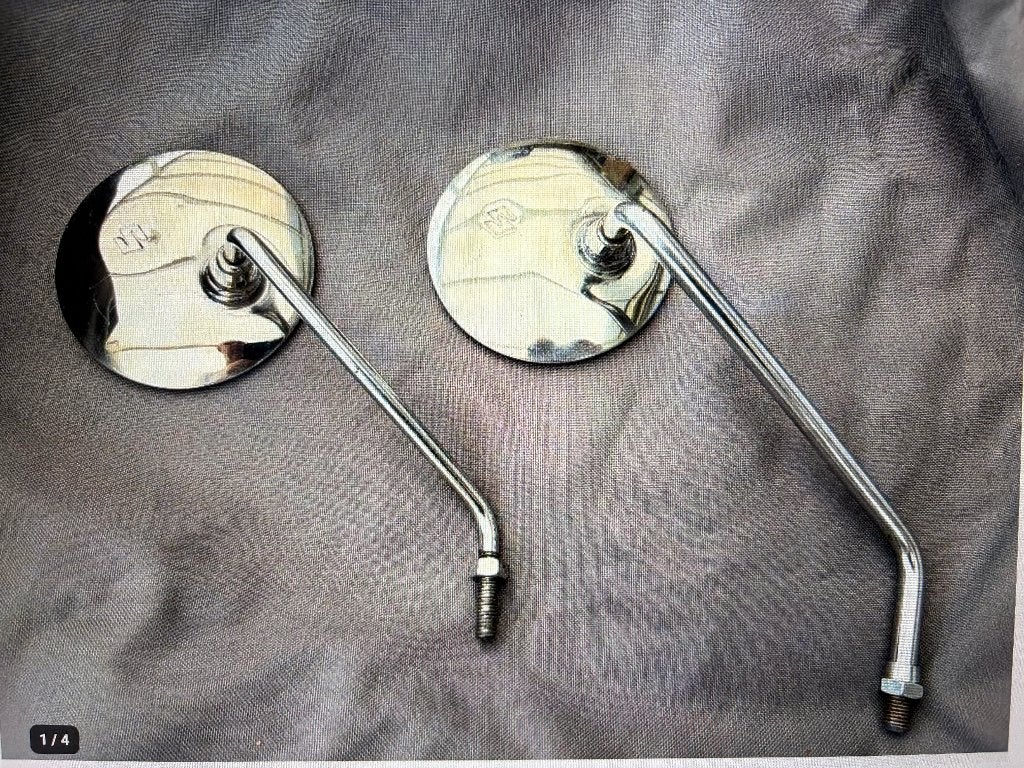 suzuki ac 50/A100,AS50 originele zijspiegels met S, Fietsen en Brommers, Ophalen of Verzenden, Gebruikt