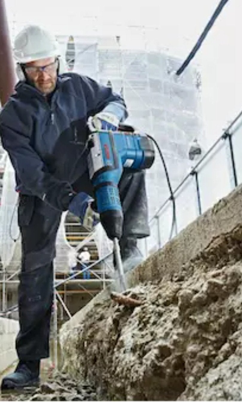 Bosch GBH12 52D zware breek en boorhamer 19joules, Ophalen, Boor- en/of Breekhamer, Klopboormechanisme, Gebruikt