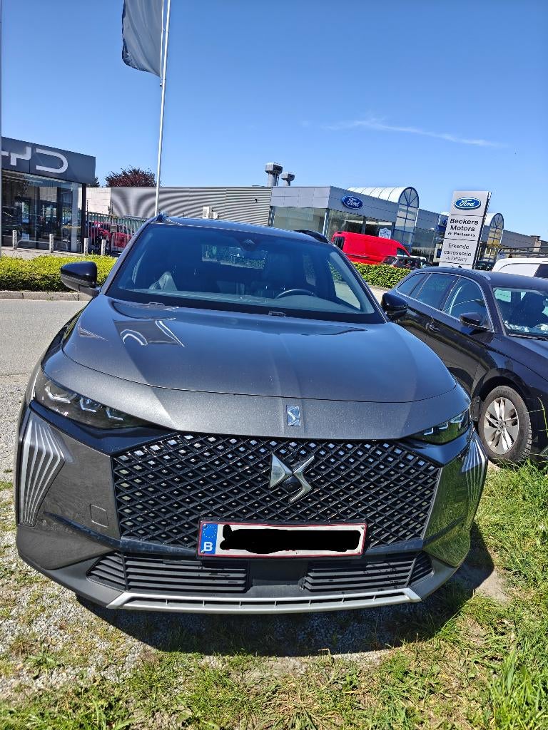 DS 7 PHEV 1.6 E-TENSE 4x4 300 Opera, Auto's, Automaat, Zwart, Parkeerassistent, Leder