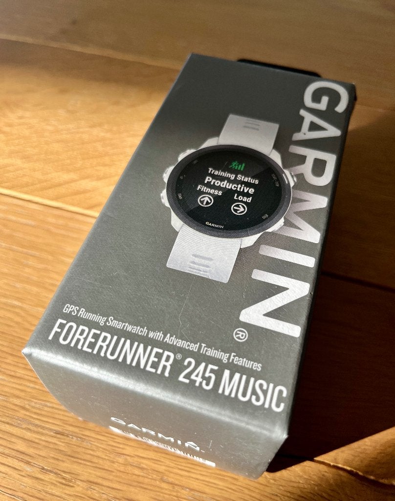 Garmin Forerunner 245 Music - Wit, Bijoux, Sacs & Beauté, Montres de sport, Enlèvement ou Envoi, Garmin, Comme neuf, Blanc