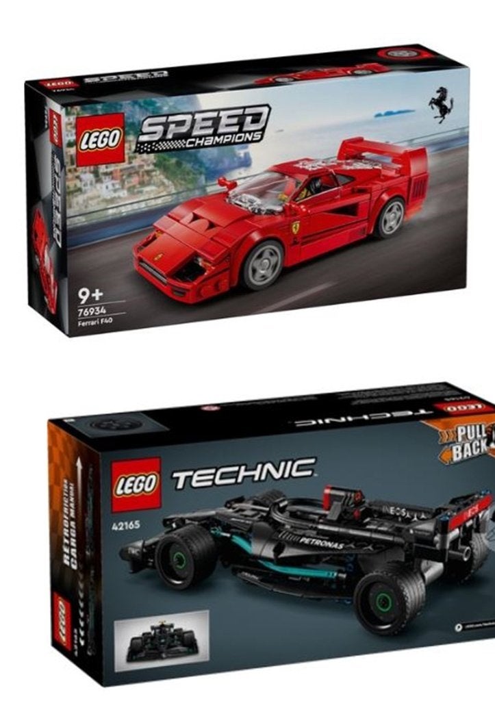 Voitures de course LEGO Speed Ferrari/Technic Mercedes, Neuf, Enlèvement ou Envoi, Lego, Technic