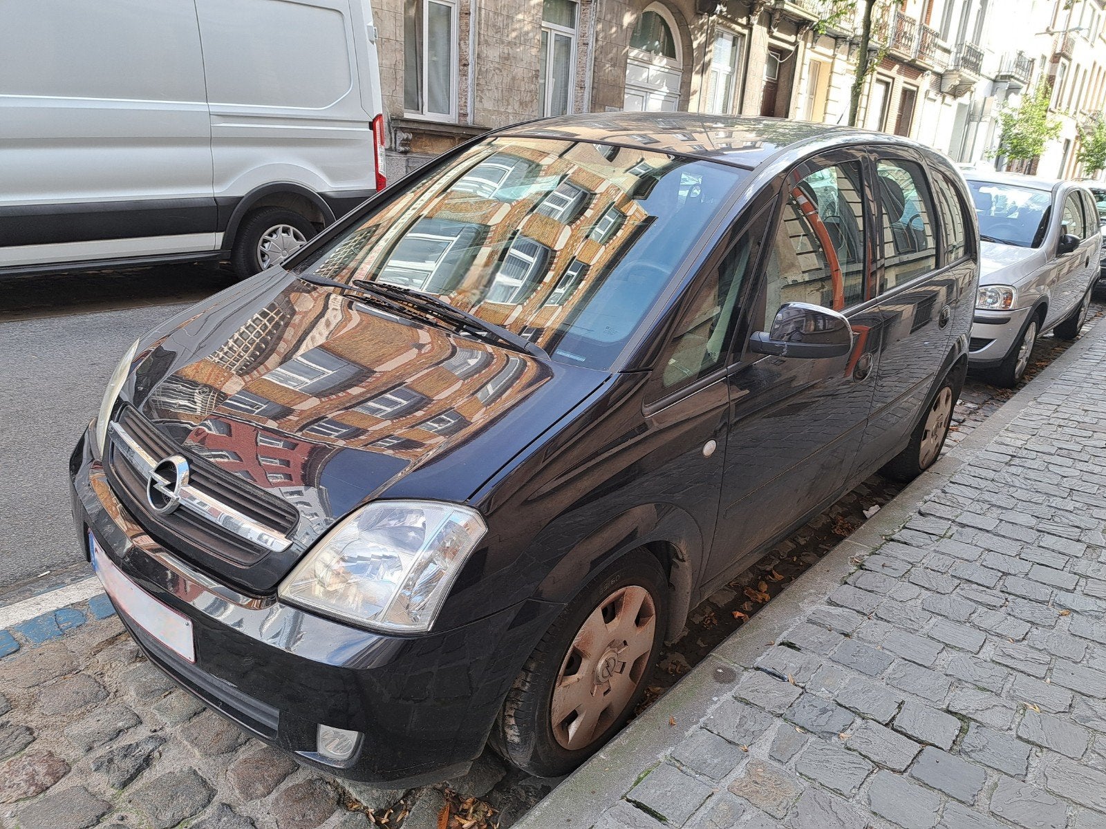 Opel Meriva 1.6 essence - 2004 - 210.000 km, Auto's, Stof, Zwart, 1600 cc, Zwart