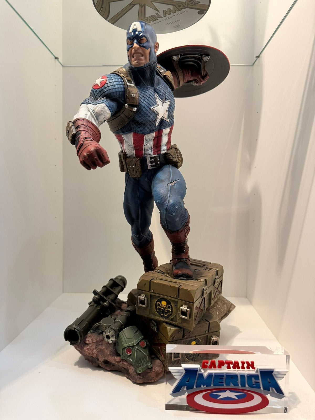 XM Studio's Collectible. Captain America, Ophalen of Verzenden, Zo goed als nieuw