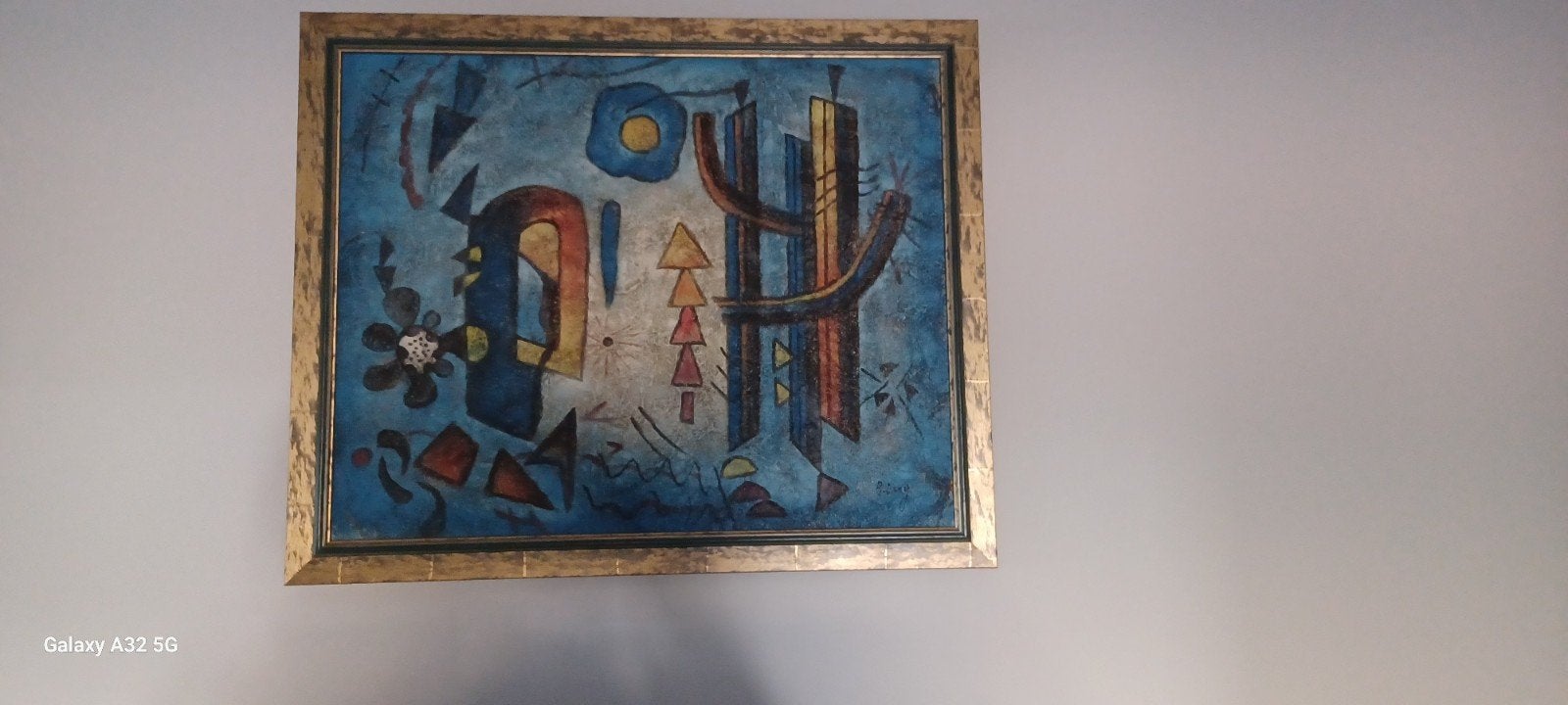 modern schilderij, Ophalen