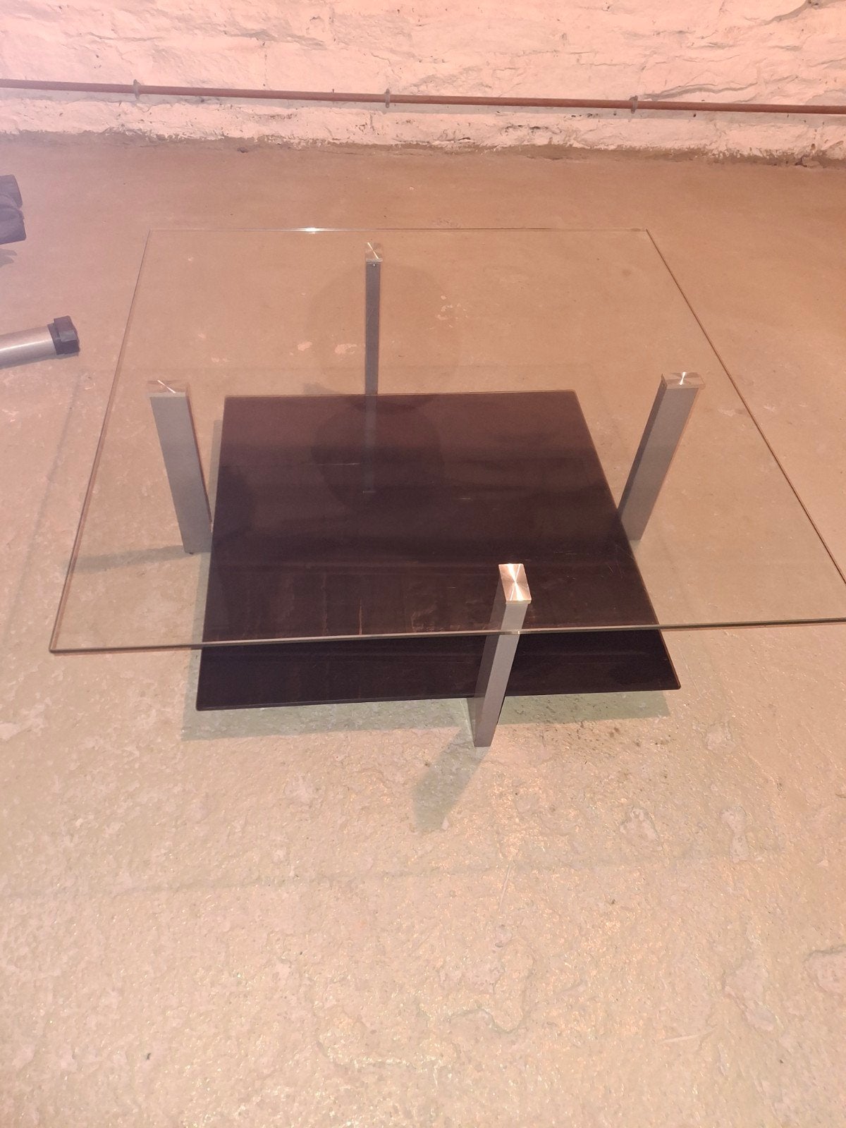 Table de salon moderne en verre, Verre