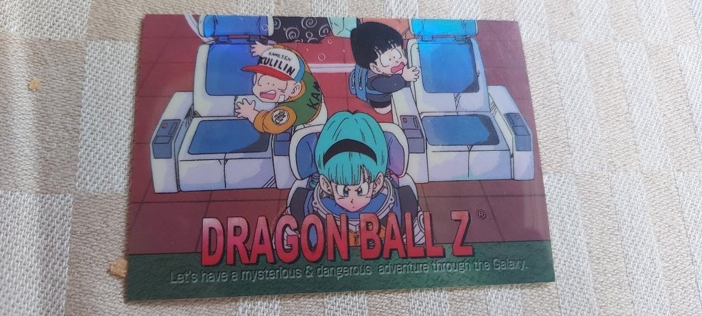 dragonball z kaart reverseholo Gohan Krillin Bulma, Hobby en Vrije tijd, Ophalen of Verzenden, Nieuw, Losse kaart