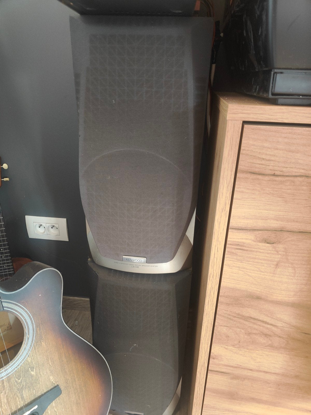 2 boîtiers Kenwood, amplificateur, tourne-disque (Marantz), TV, Hi-fi & Vidéo, Enlèvement, Tourne-disque