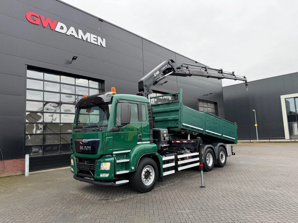 MAN TGS 26.360 6x2 Kipper/Hiab 188-4 Euro 6, Autos, Camions, 360 ch, Achat, Euro 6, MAN