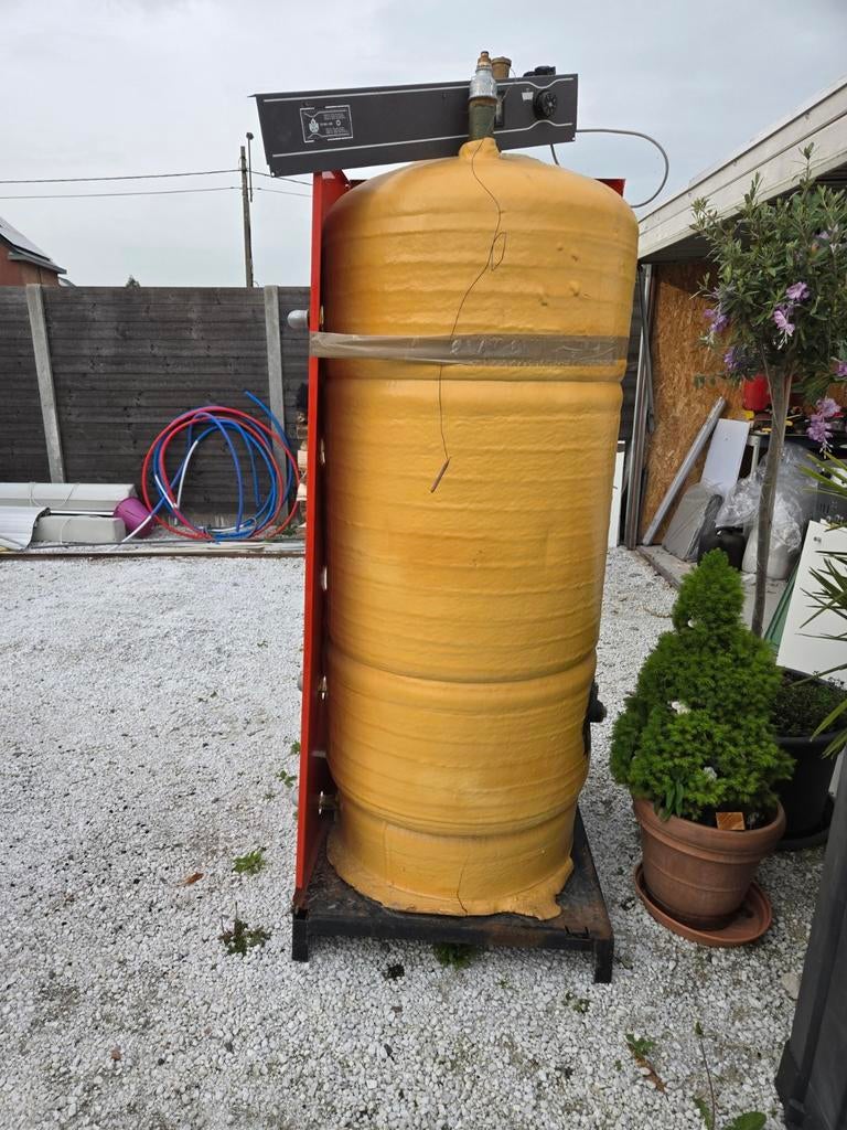 Buffervat 450 liter, Ophalen