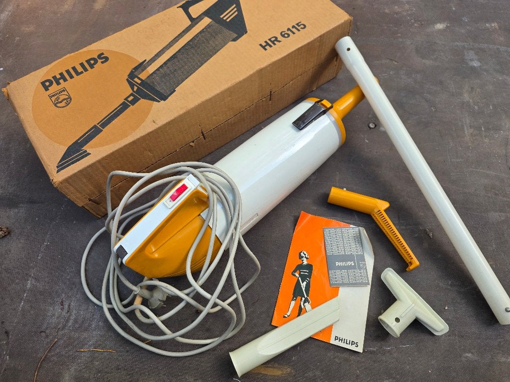 Aspirateur vintage Philips 6115, Philips, Réservoir, Enlèvement, Utilisé