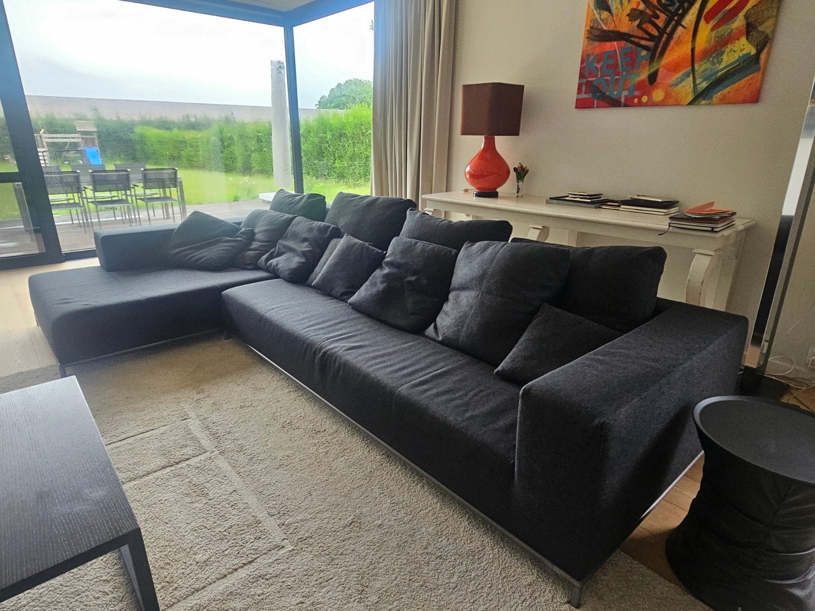 fauteuil classique intemporel B & B ITALIA + chaise longue, Enlèvement, Tissus, Design