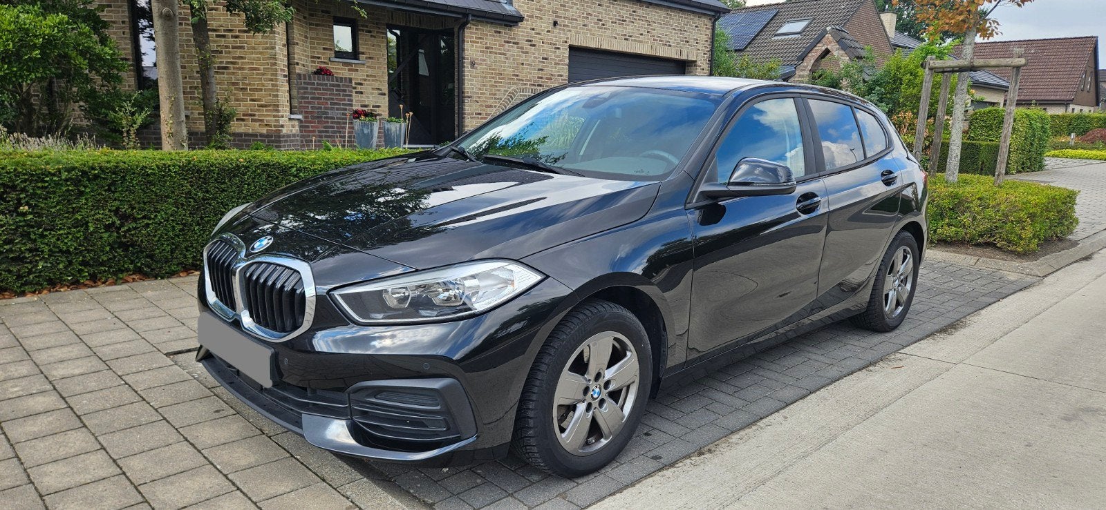 BMW 116d, 65000km. BTW wagen., Auto's, BMW, Dealer onderhouden, 1 Reeks, Zwart, Particulier