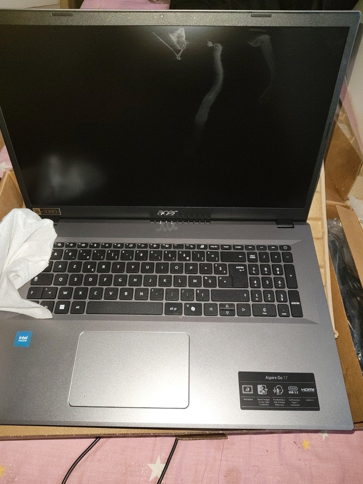 pc portable acer aspire go 17, Informatique & Logiciels, Enlèvement