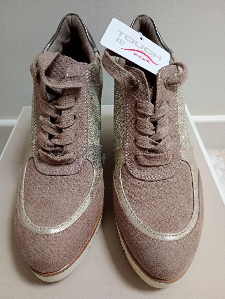 NIEUWE Tamaris Sneakers met verborgen sleehak maat 36, Nieuw, Sneakers, Ophalen, Tamaris