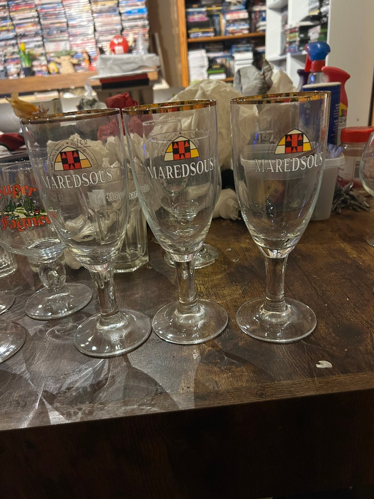 Verre a biere, Enlèvement, Utilisé