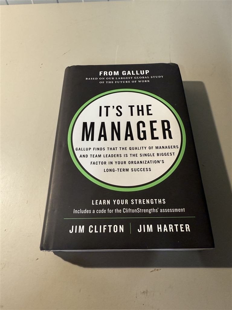 its the manager - jim clifton - jim harter -9781595622242, Boeken, Ophalen of Verzenden, Zo goed als nieuw