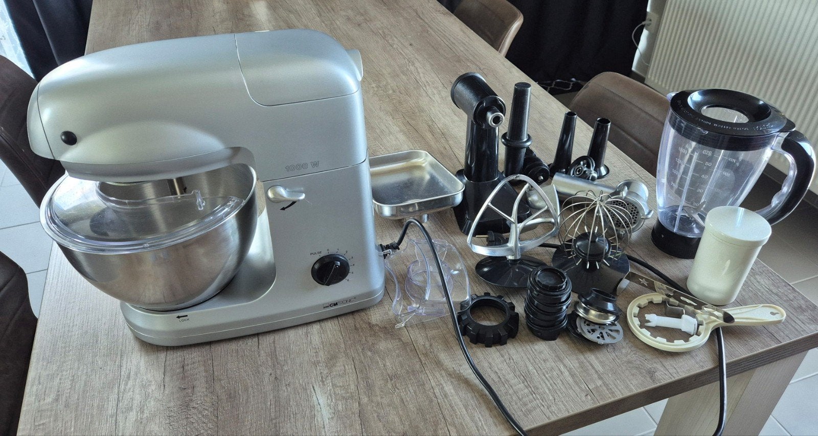 Robot de cuisine avec tous les accessoires, Electroménager, Enlèvement ou Envoi, Comme neuf