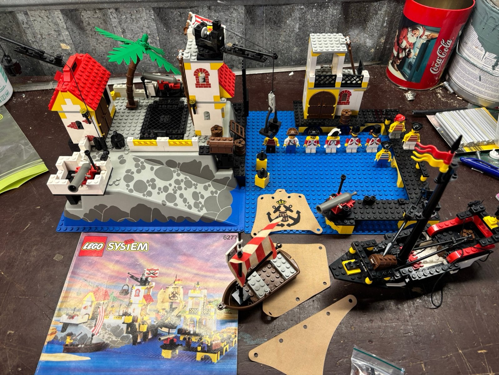 Lego 6277 Imperial Trading Post Set, Compleet, Lego, Zo goed als nieuw, Complete set