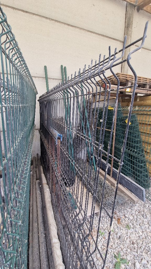 Panneaux en fil de fer anthracite 250x150cm, Enlèvement, Comme neuf, Moins de 10 mètres, Clôture