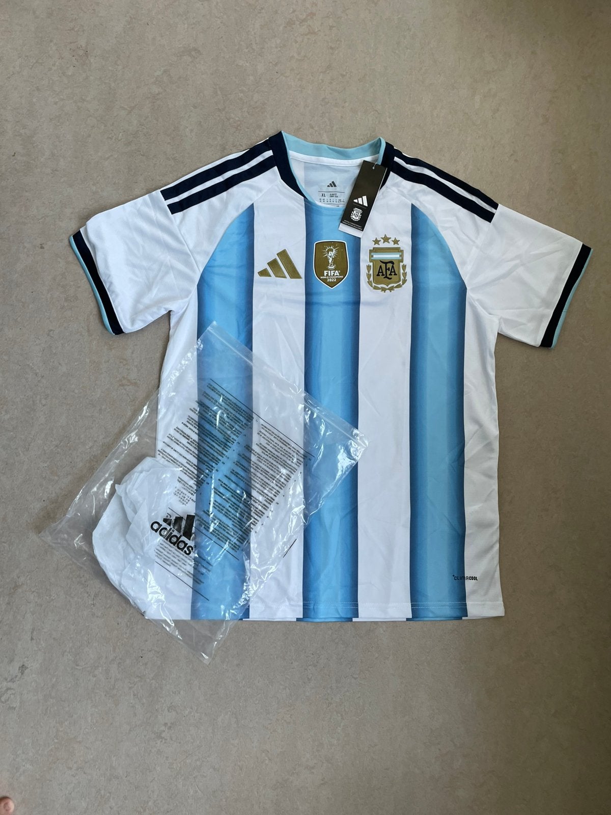 Adidas Argentinië WK 2026 Thuisshirt, Maat XL, Ophalen of Verzenden, Nieuw, Shirt