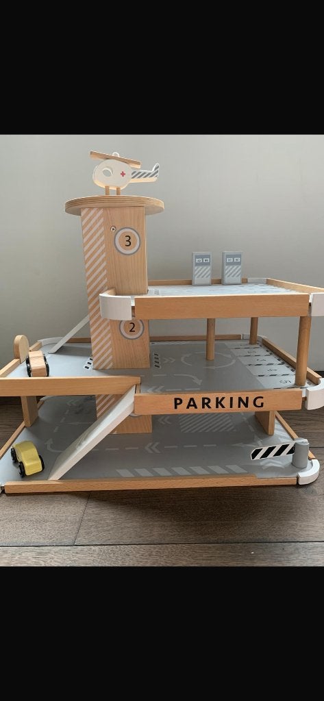 Houten garage, Ophalen, Gebruikt