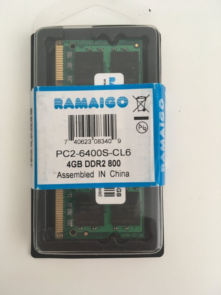 4GB DDR2 800 MHz, Computers en Software, Nieuw, Ophalen of Verzenden, DDR2, Laptop