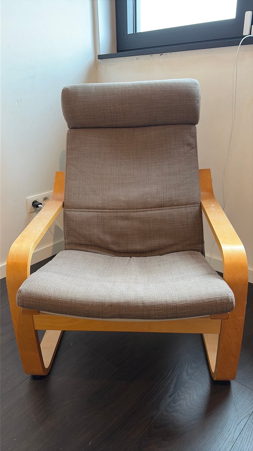 IKEA POÄNG fauteuil, Ophalen, Gebruikt, Hout