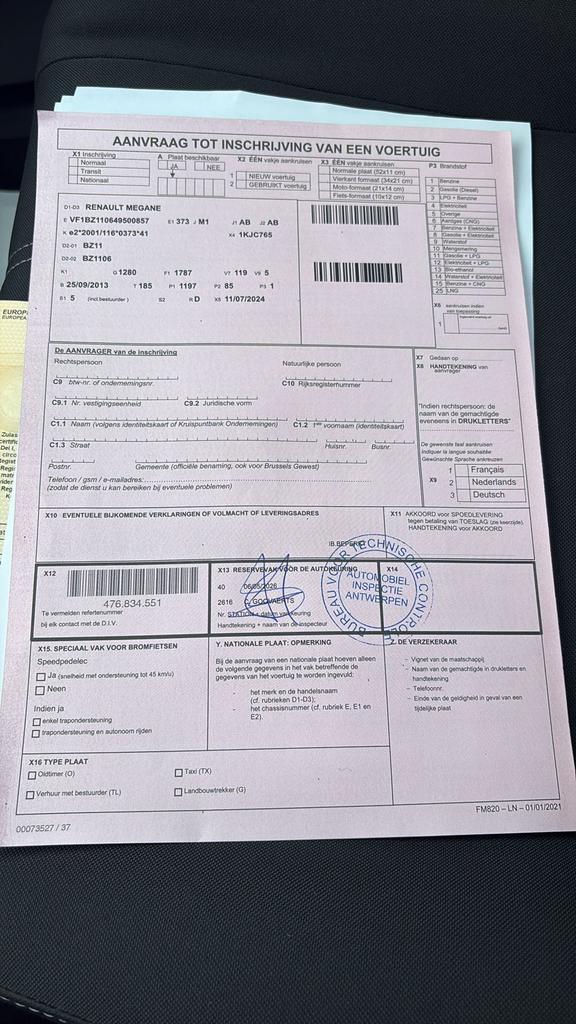 Renault Mégane 1.2 TCe Expression - Navi - Climatisation, Euro 5, Achat, Boîte manuelle, Noir
