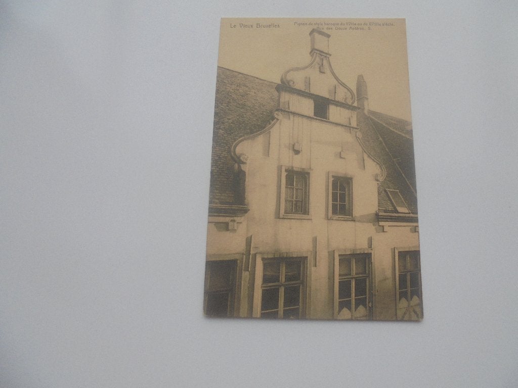 le vieux bruxelles- rue des douze apotres, Envoi, Avant 1920, Non affranchie, Bruxelles (Capitale)
