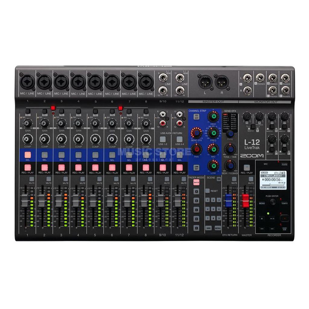 Zoom LiveTrak L-12 Mengpaneel, Musique & Instruments, Effets, Enlèvement ou Envoi, Comme neuf